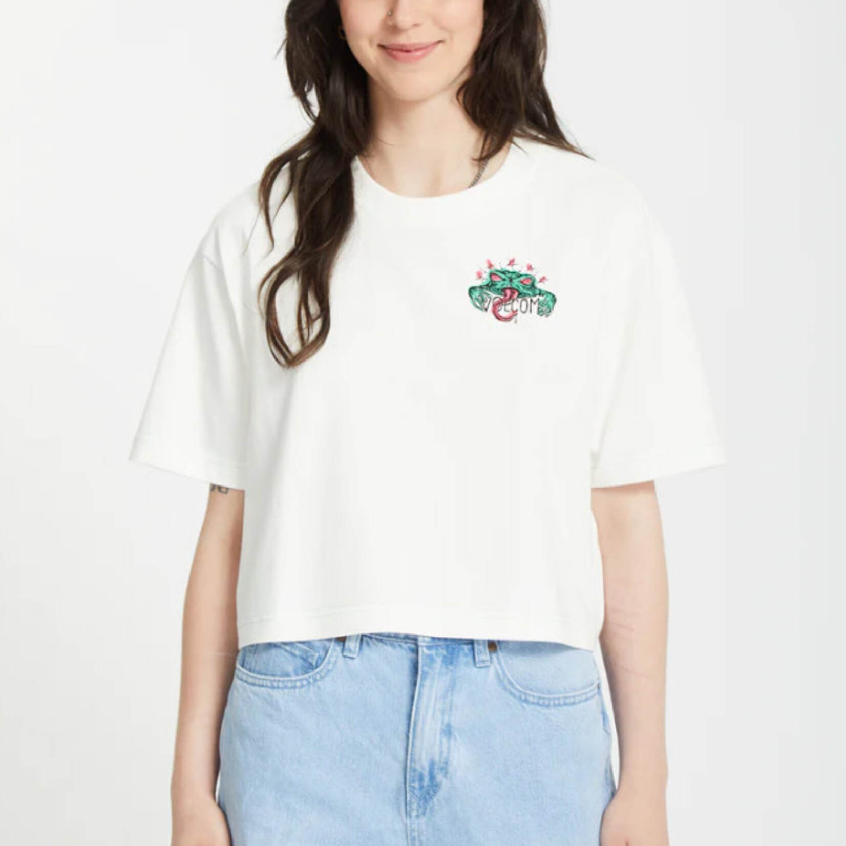 volcom volcom tshirt fa alix wit