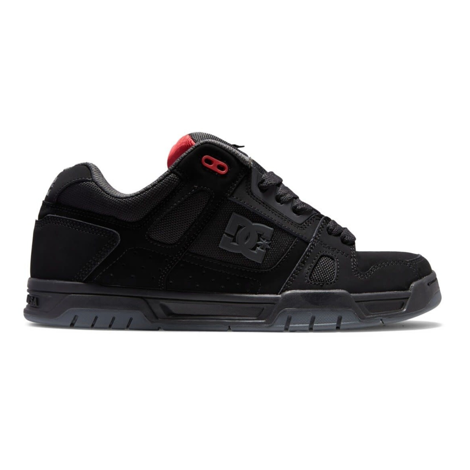 dc Dc skateshoe STAG black/grey/red