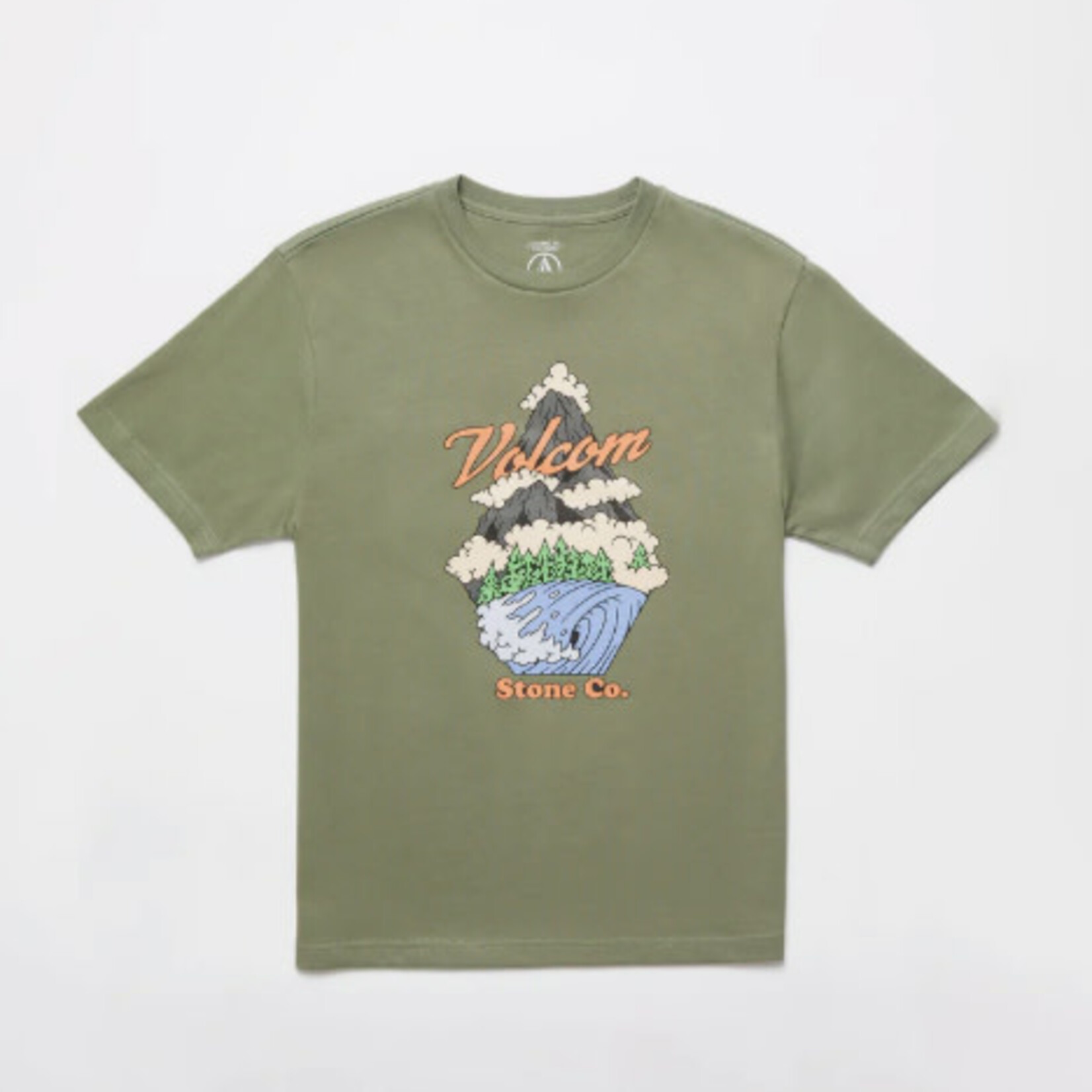 volcom Volcom tshirt kids PNW light olive