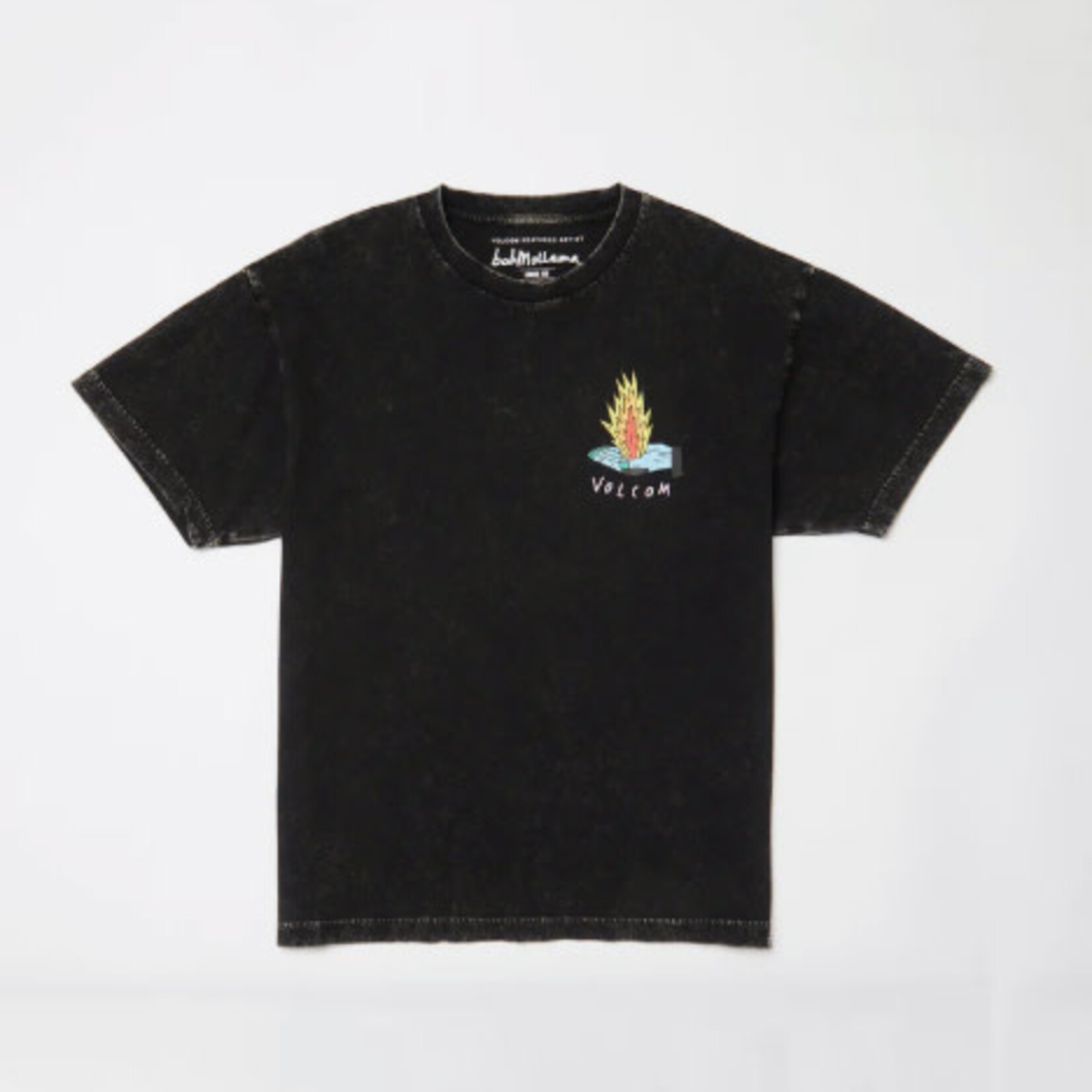 volcom Volcom tshirt kids Bob M washed black