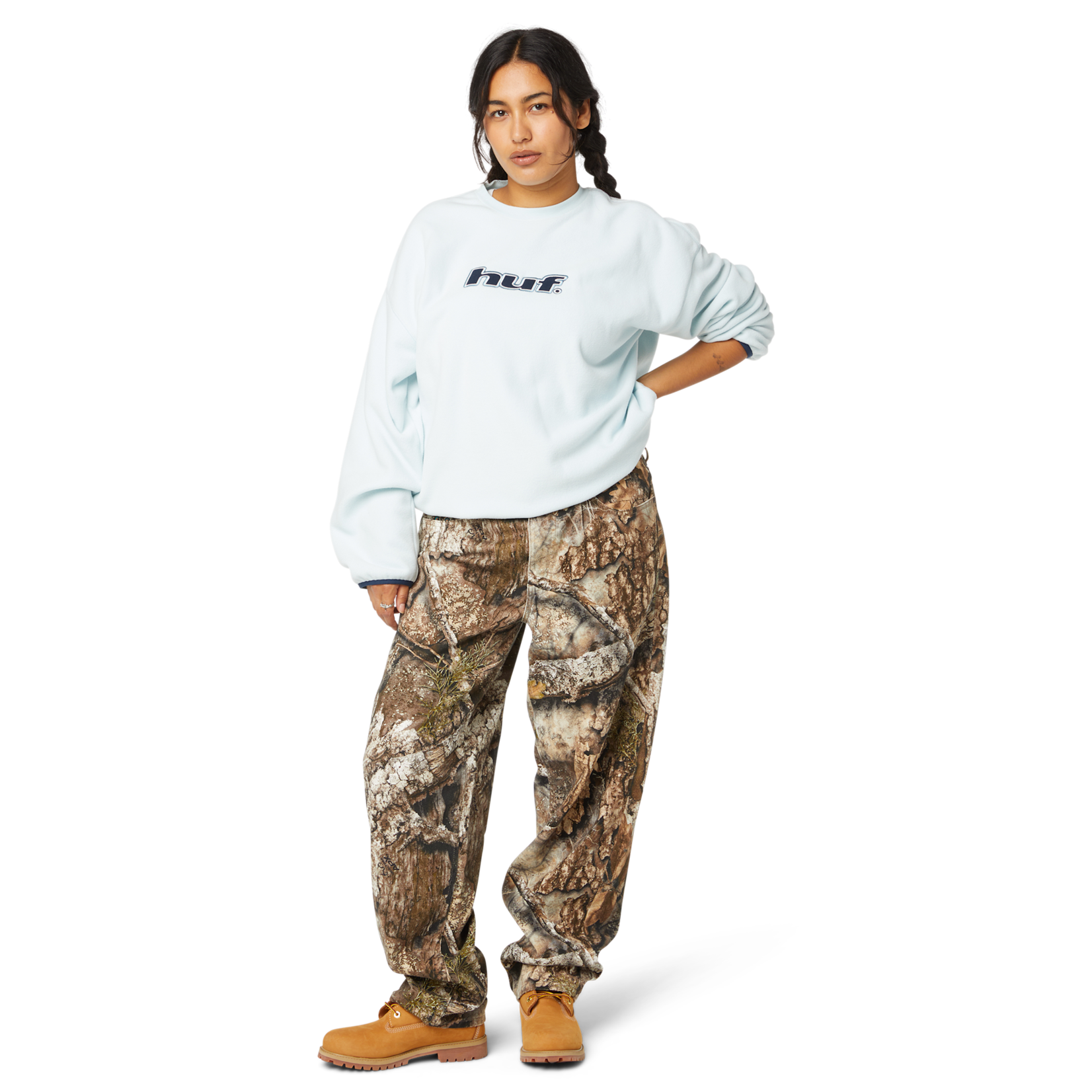 huf Huf crew H dot polar fleece LB