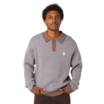 huf HUF sweater megablast two tone waffle