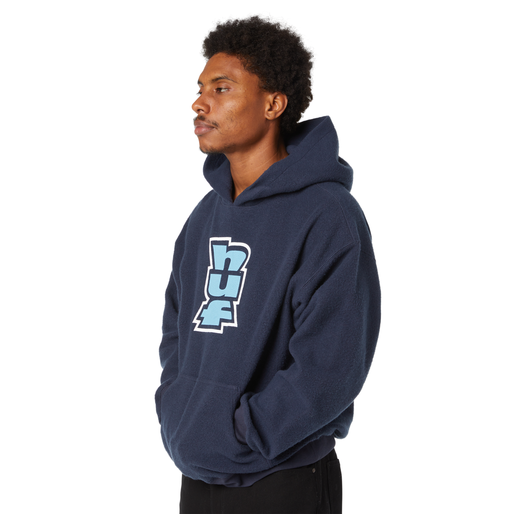 huf HUF hoodie megablast reverse navy