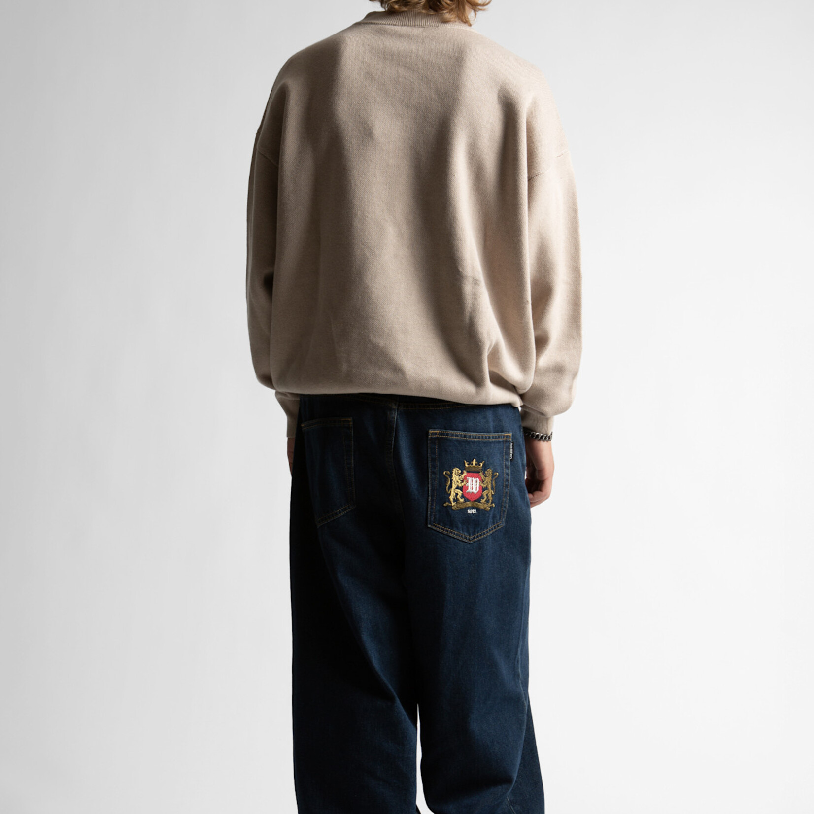 wasted paris Wasted Paris broek casper crest raw blue