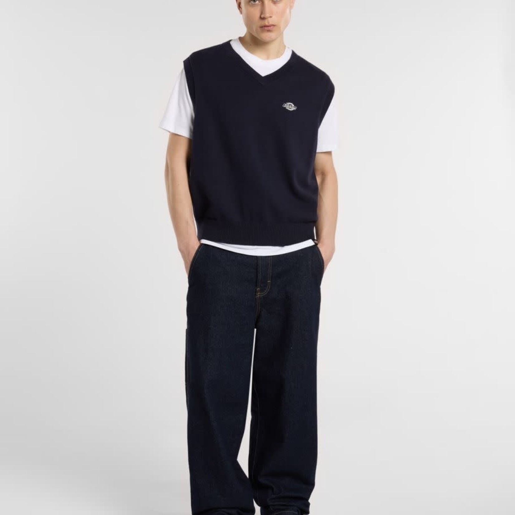 dickies Dickies sweater vest summerdale navy