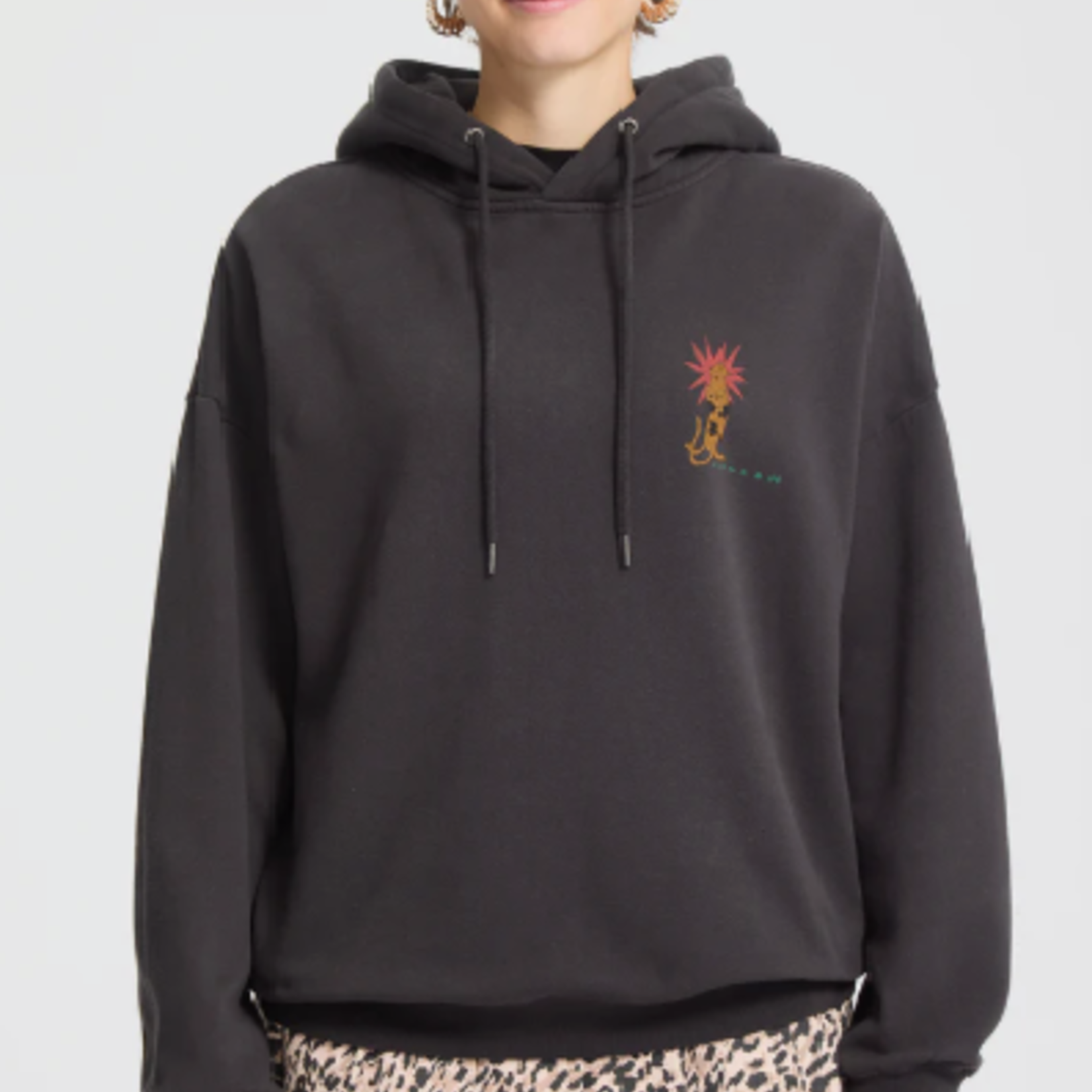 volcom Volcom hoodie radical daze cat BLK