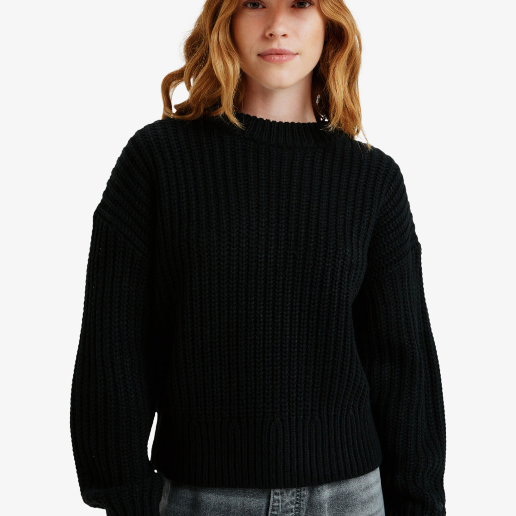 roxy Roxy crew knit coming home BLK