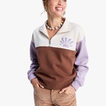roxy Roxy crew view point block 1/4 zip