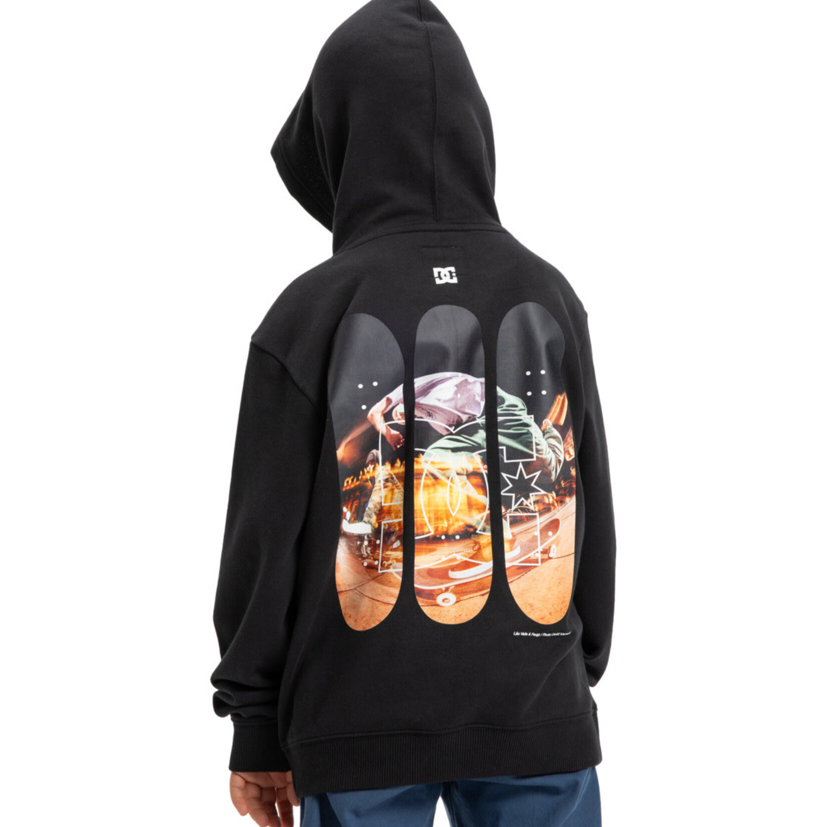 dc dc hoodie kids hndy cam blk