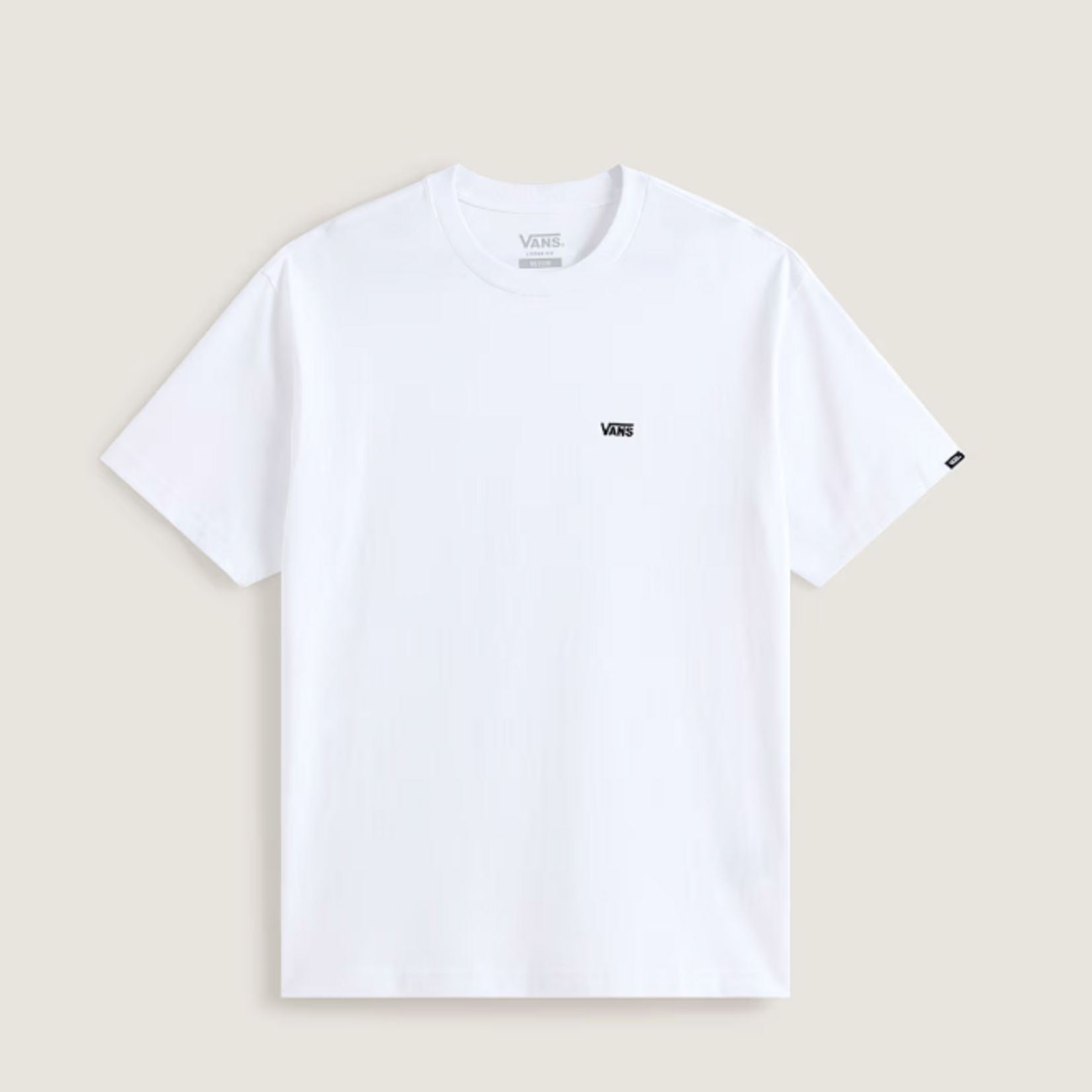 vans Vans tshirt left chest logo white