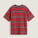 vans Vans tshirt pique stripe red