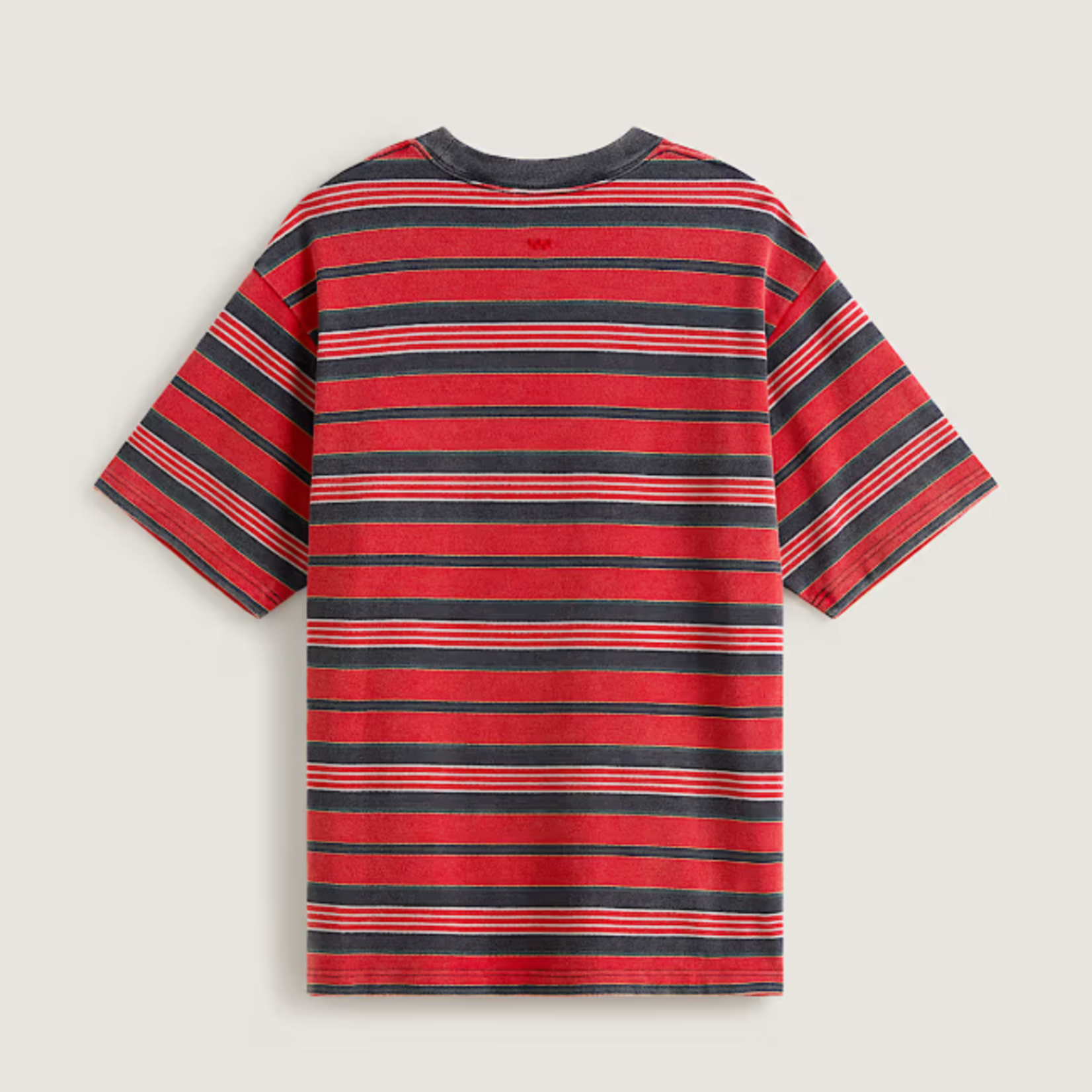 vans Vans tshirt pique stripe red