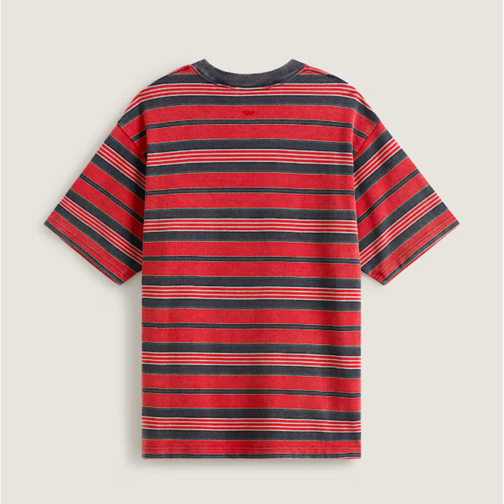 vans Vans tshirt pique stripe red