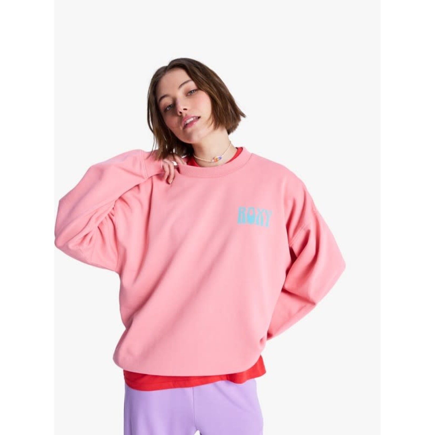 roxy Roxy crew lineup oversized roze