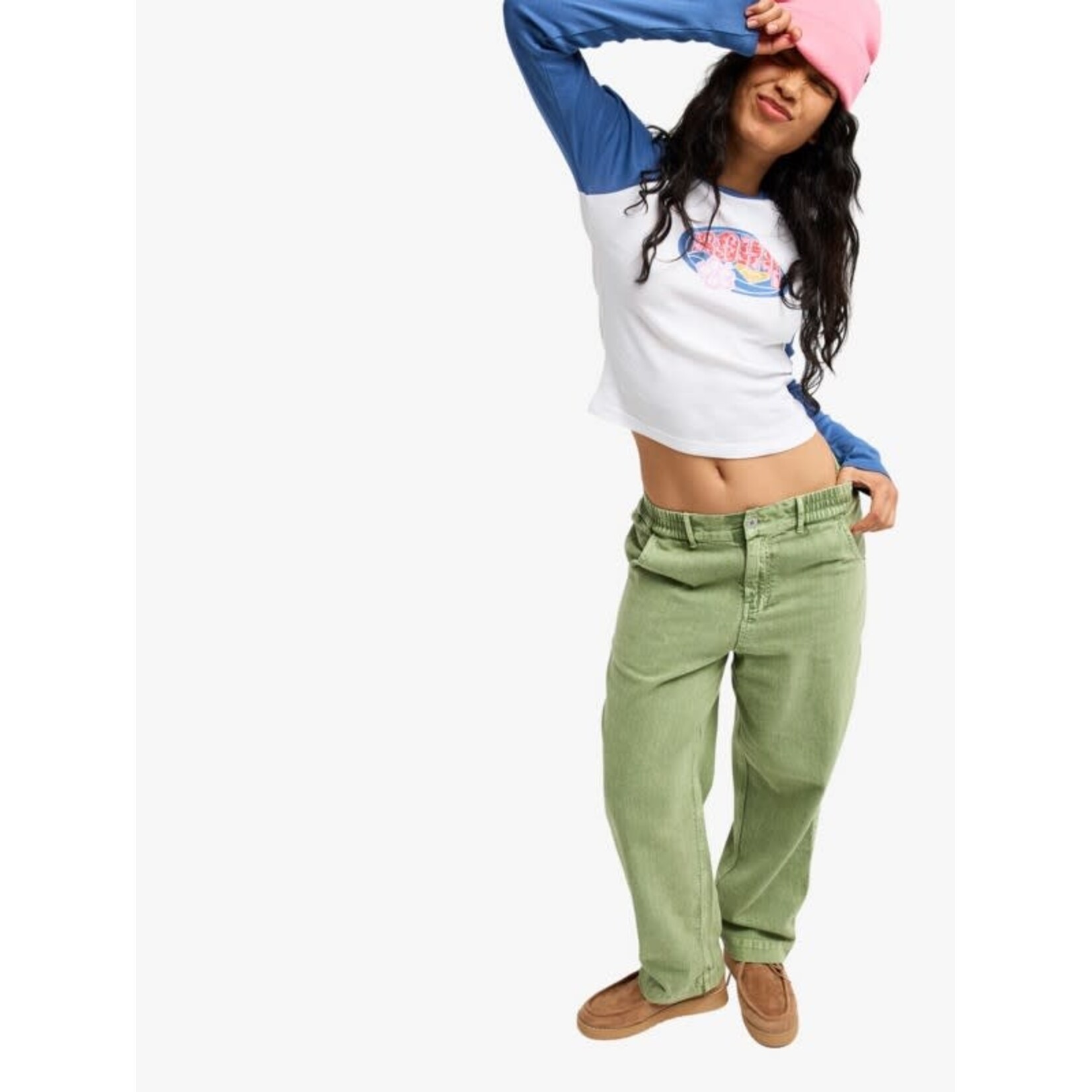 roxy Roxy broek break my soul olijf