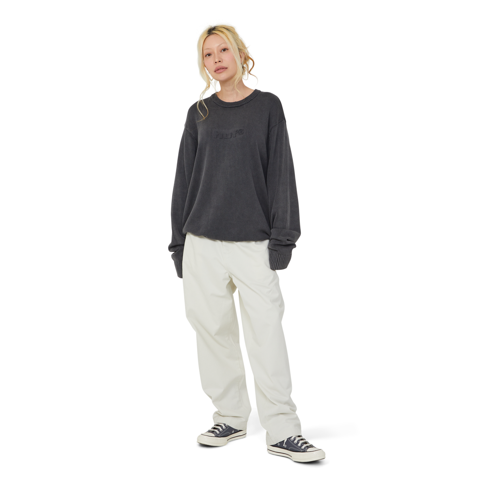 huf Huf crew pacific wash embossed blk