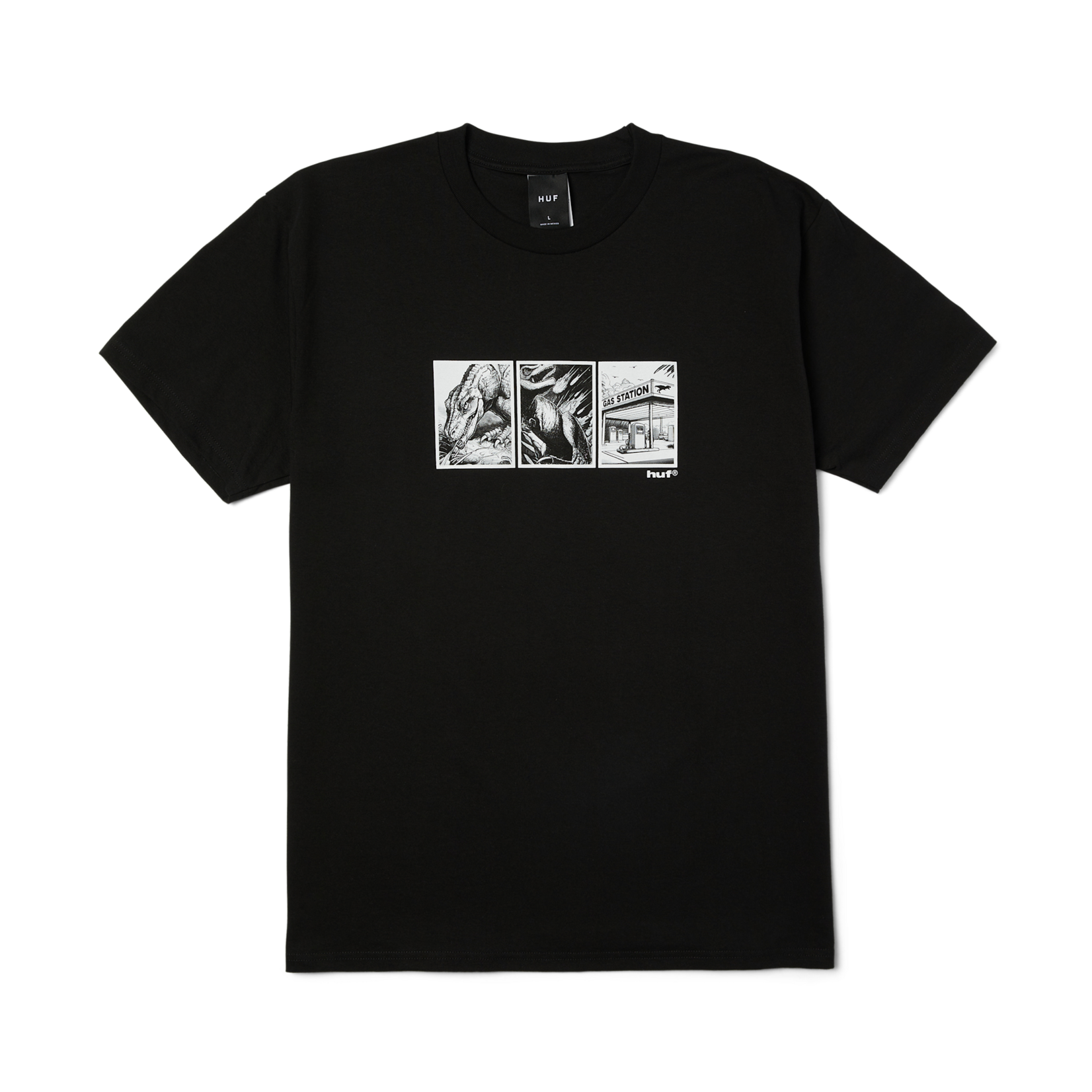 huf Huf tshirt fossil fuel blk