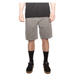 nnsns nnsns short yeti grey washed