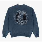 ementa Ementa crew ikon flower blue washed