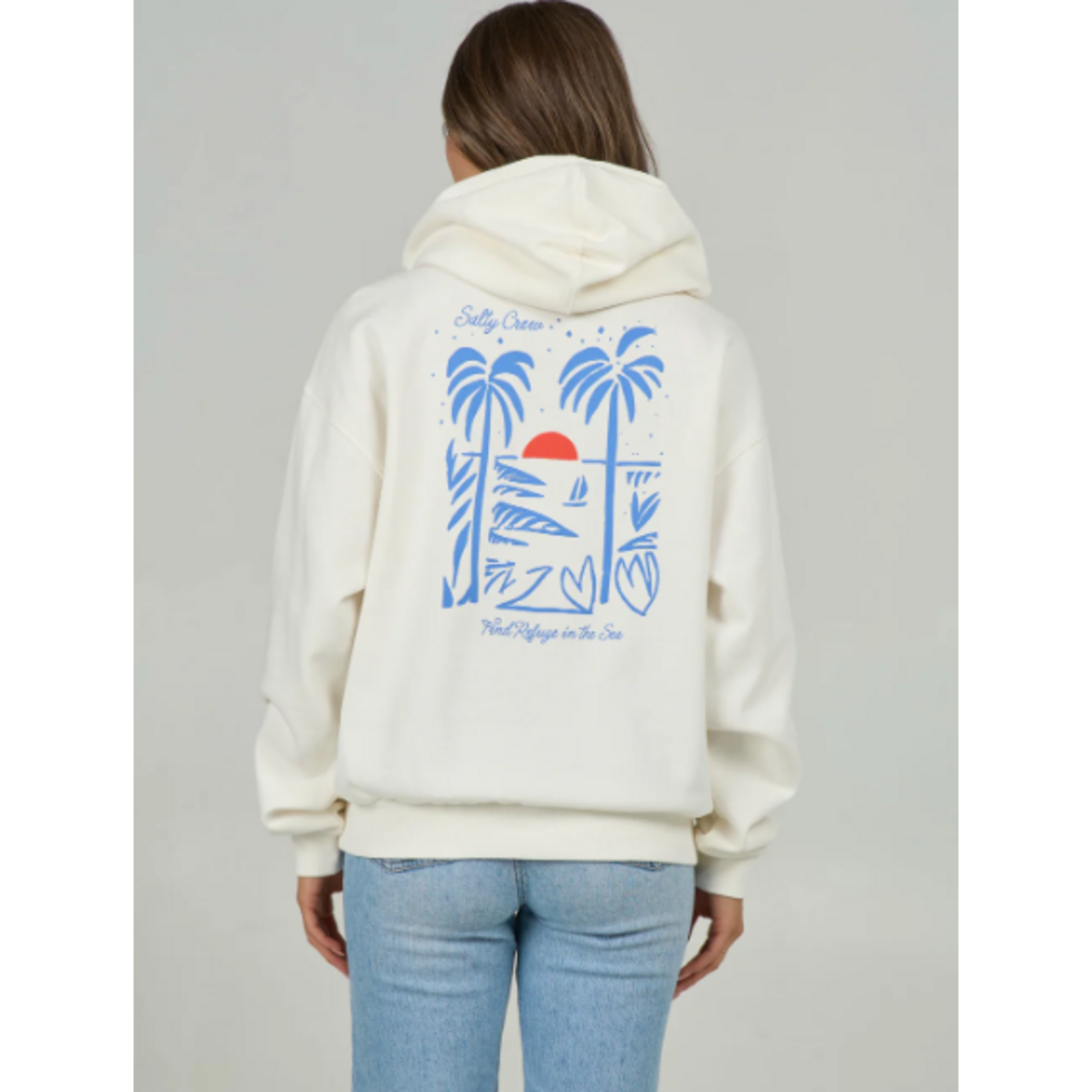 salty crew Salty crew hoodie geo palm off white