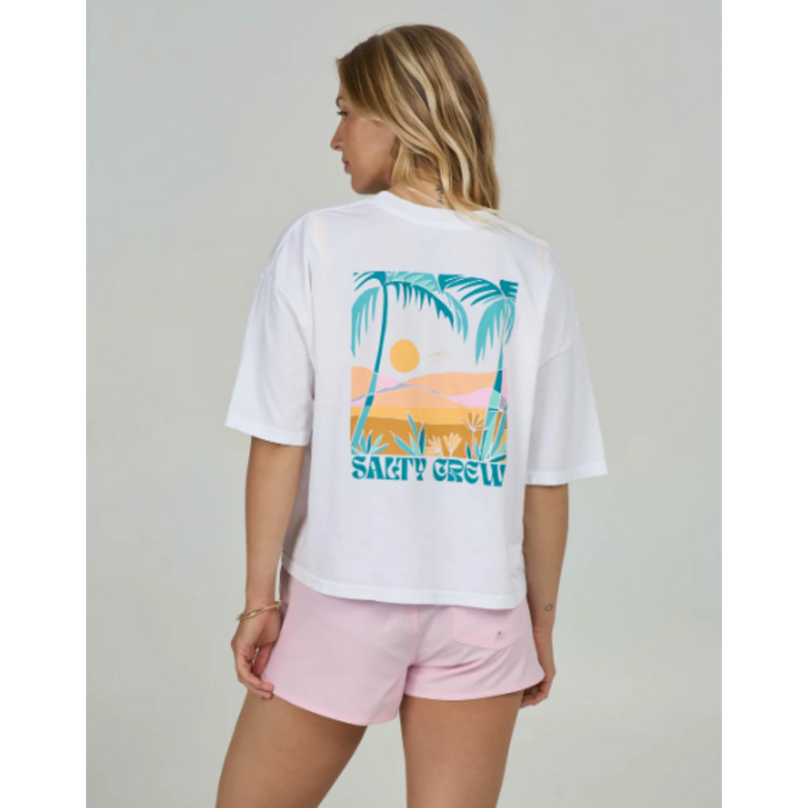 salty crew Salty crew tshirt travel far skimmer white