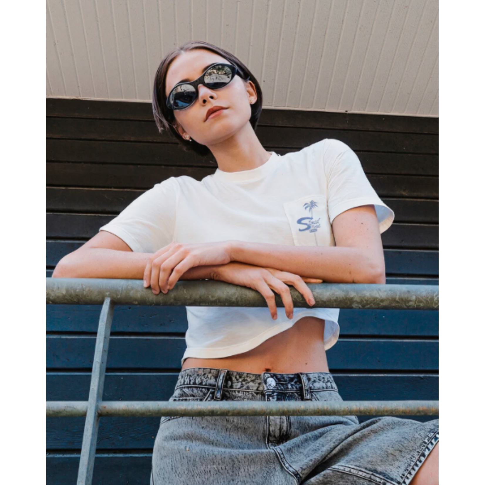 volcom Volcom tshirt pocket dial VWH