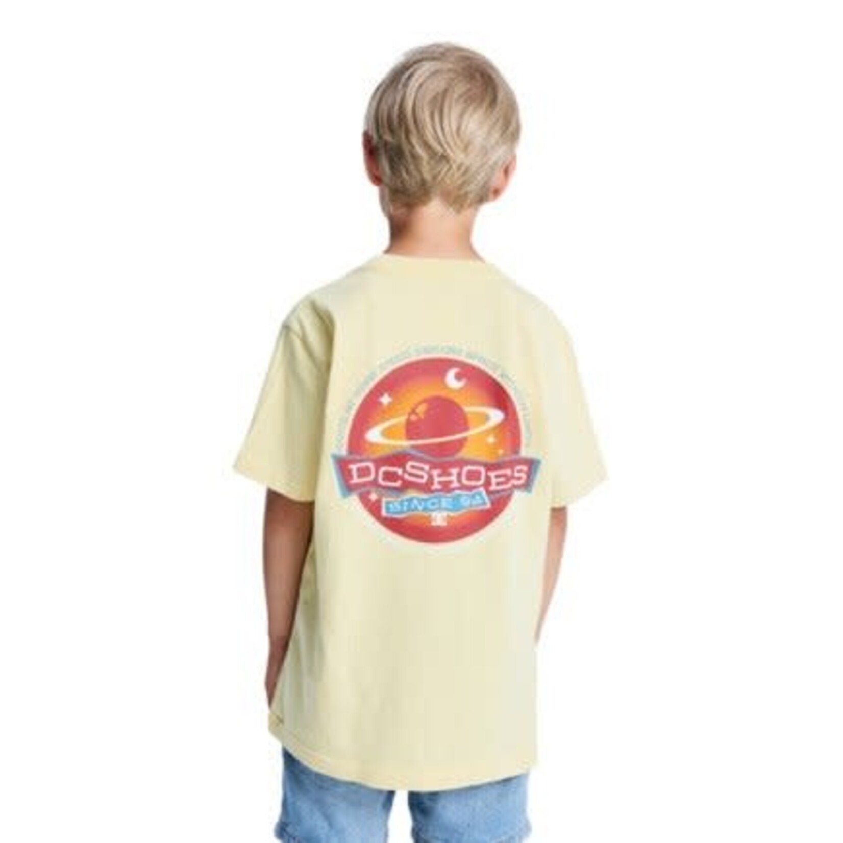 dc DC tshirt kids planetarium yellow