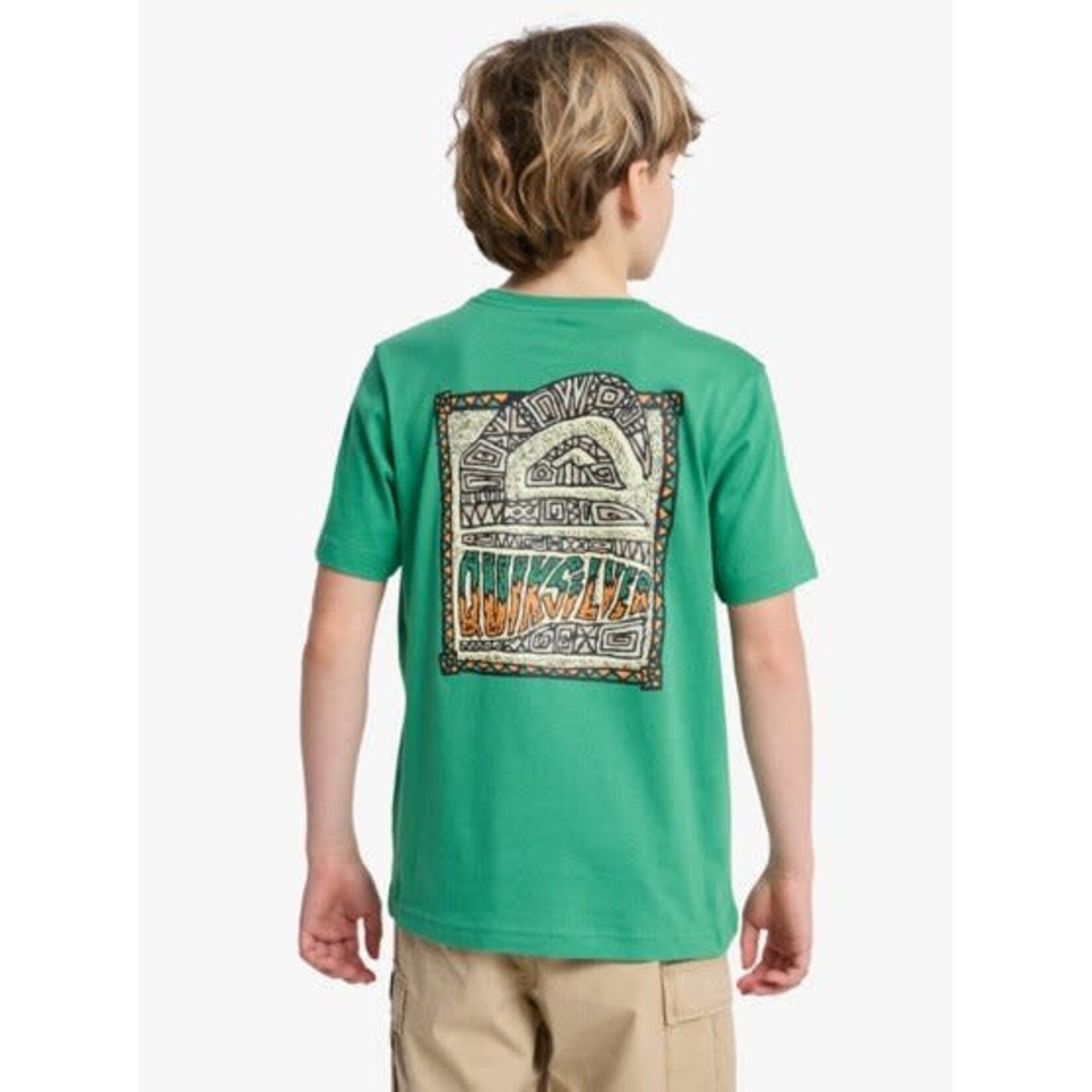 quiksilver Quiksilver tshirt kids heritage groen