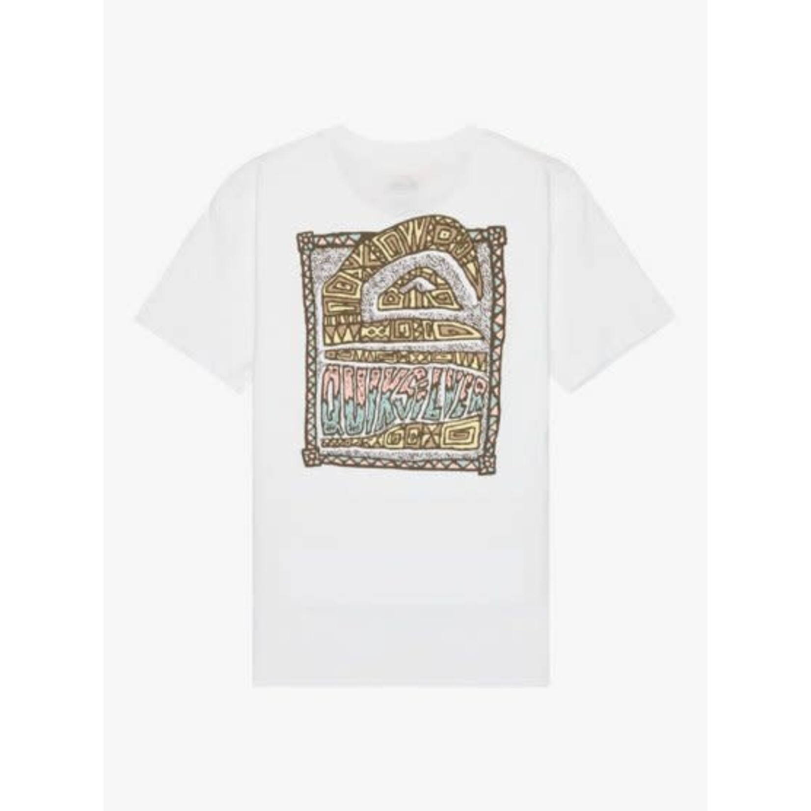 quiksilver Quiksilver tshirt kids heritage wit