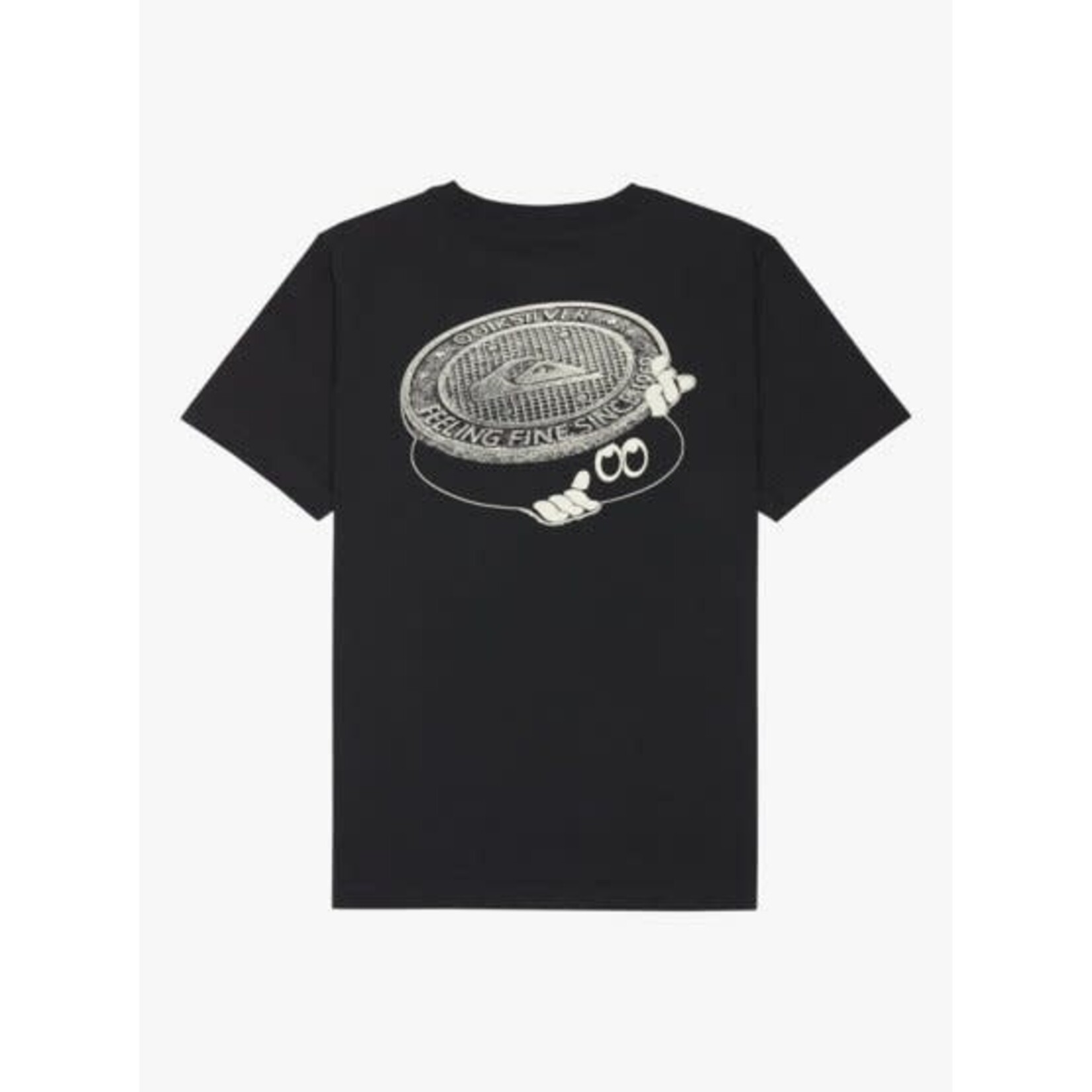 quiksilver Quiksilver tshirt kids street echo blk