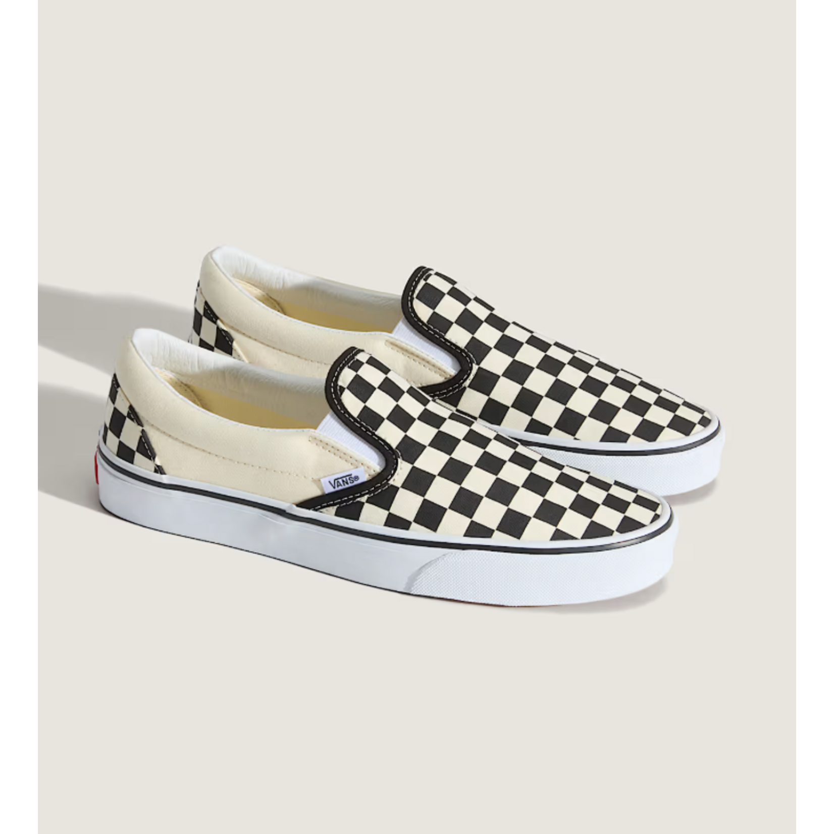 vans Vans skateshoe slip on checkered black/white