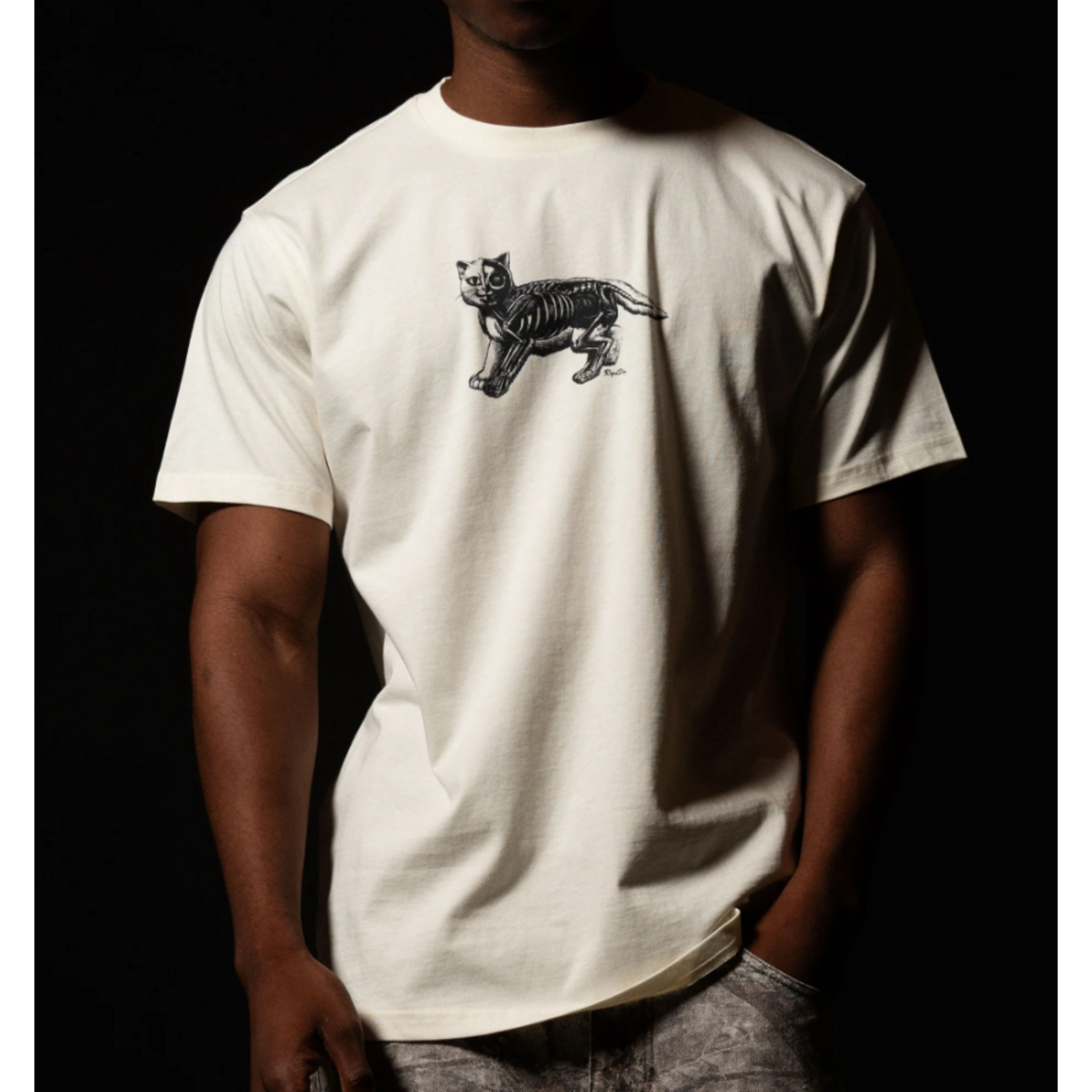 ripndip Ripndip tshirt inside out bone