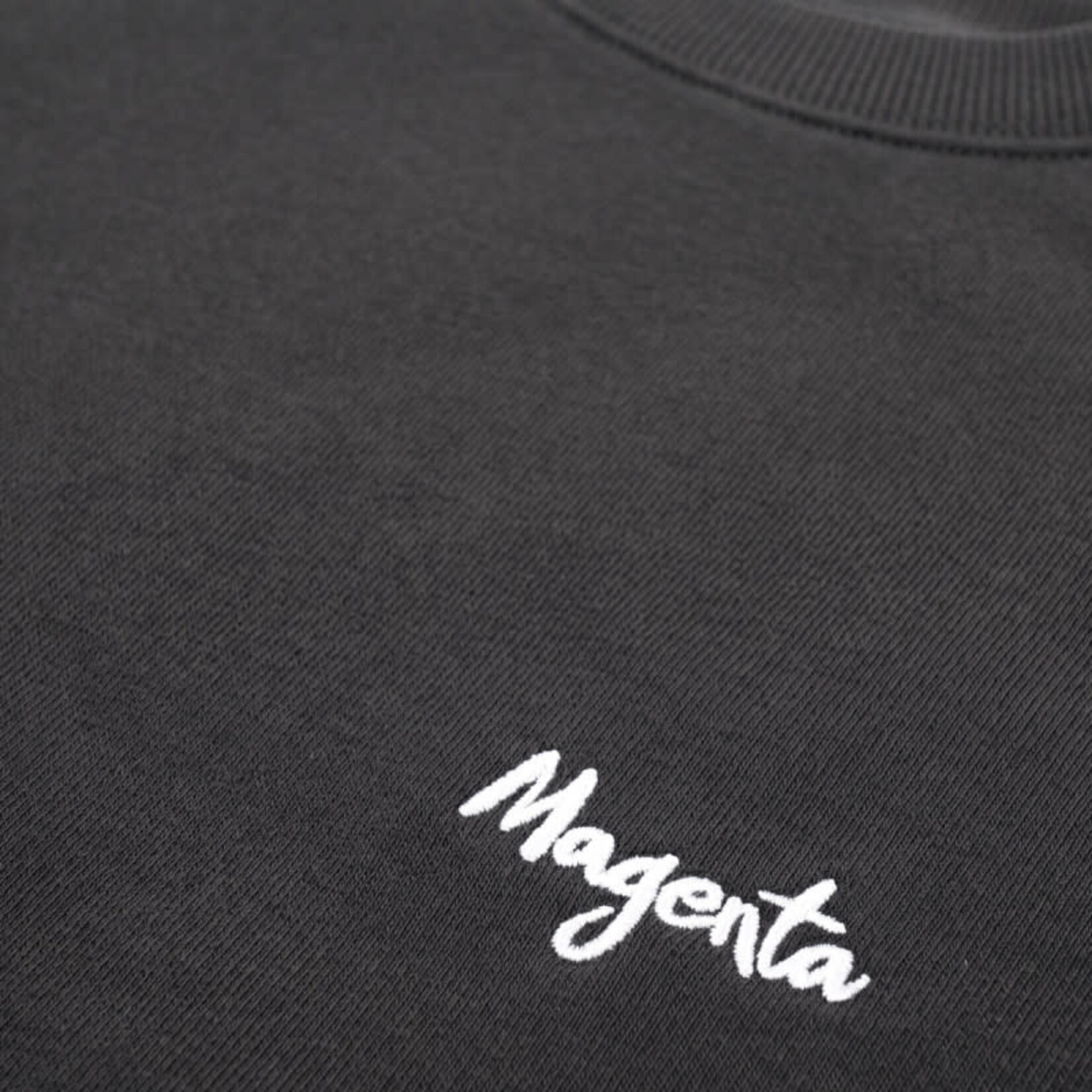 magenta Magenta crew script charcoal