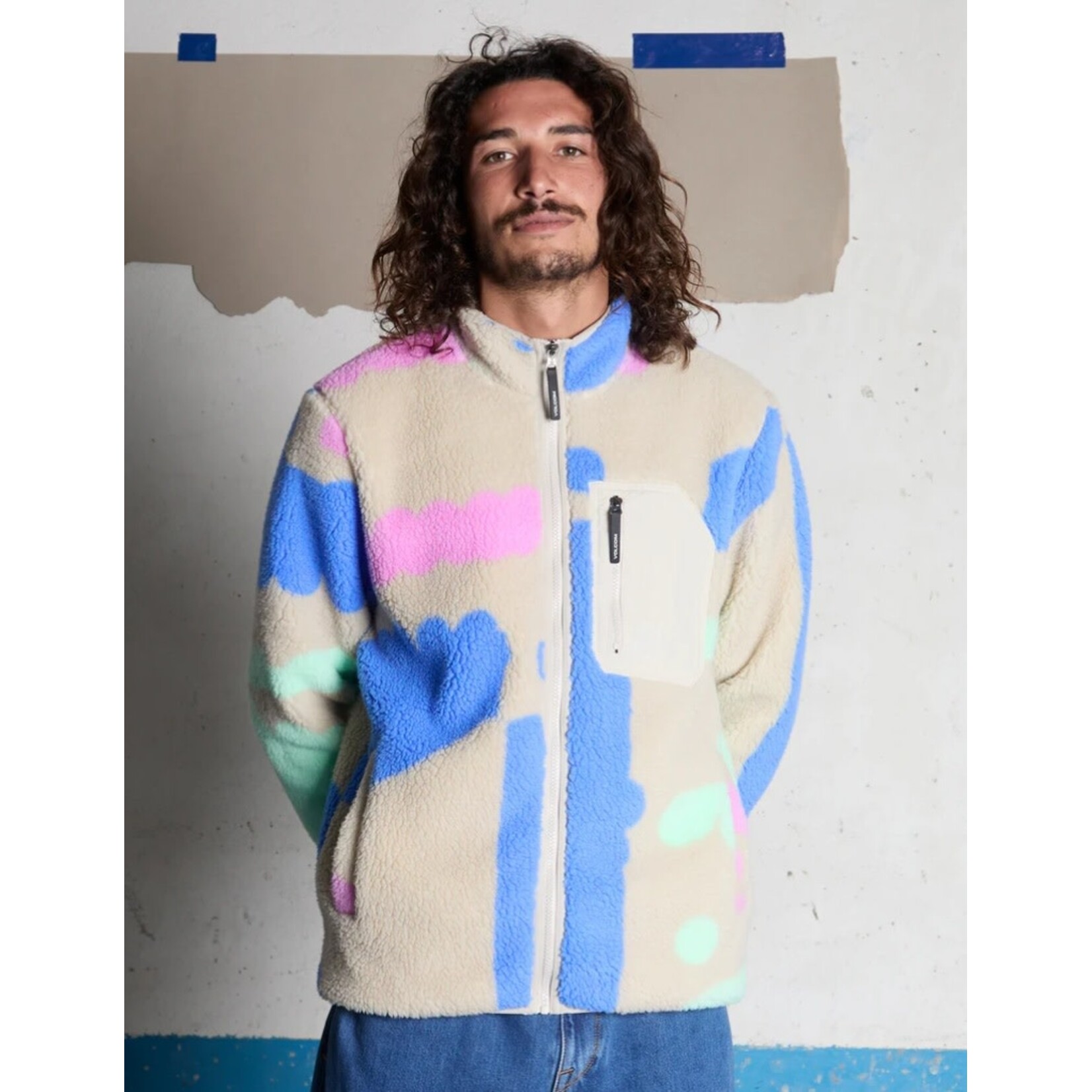 volcom Volcom zip fleece fa carrau fuzzar