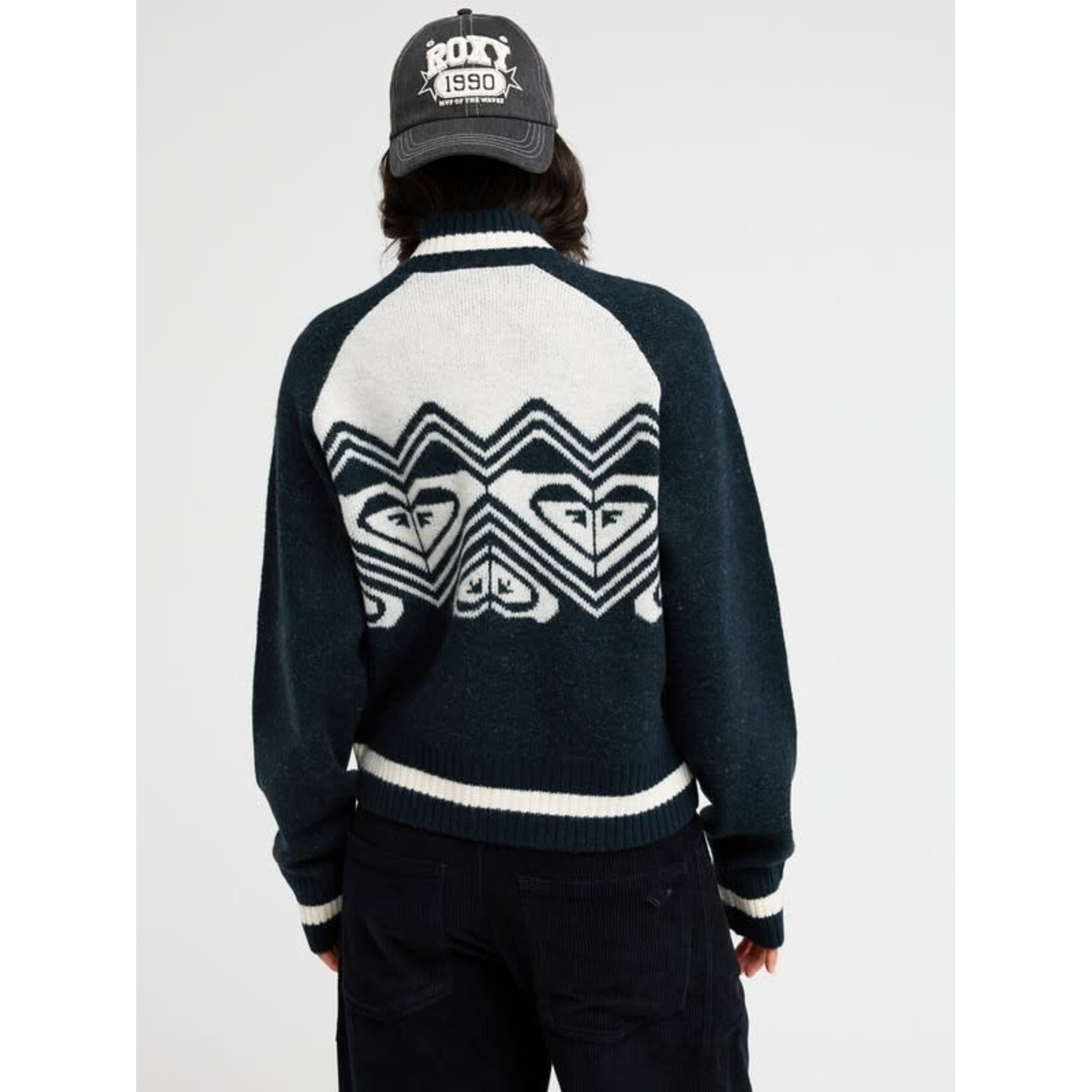 roxy roxy zip knit under northern lights