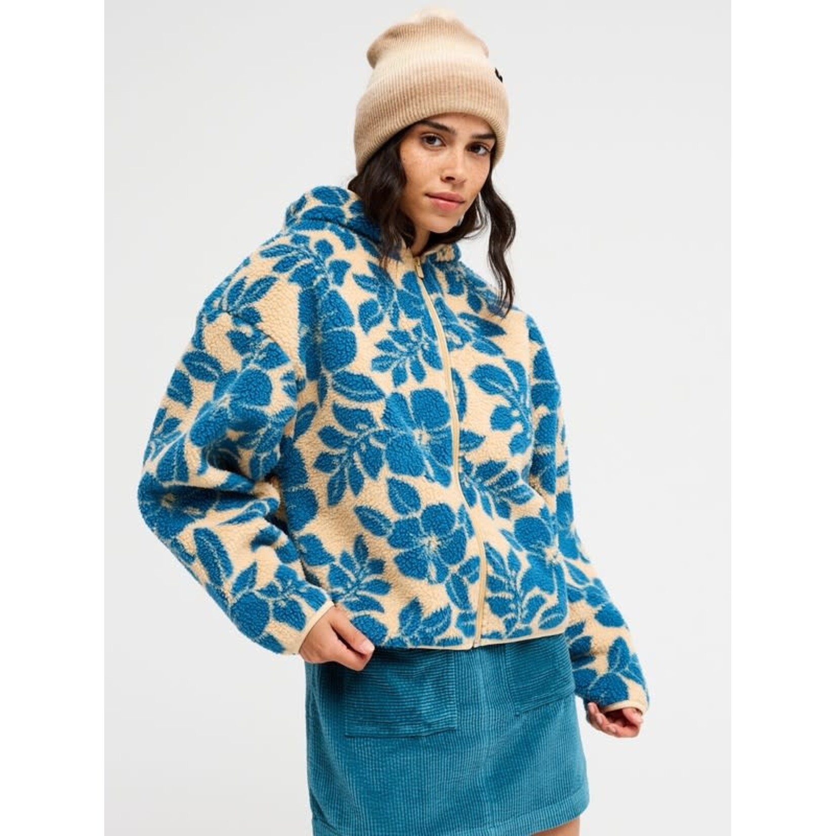 roxy Roxy zip fleece silversky