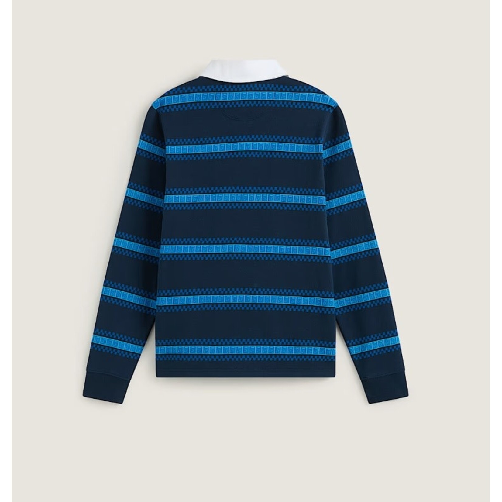 vans Vans polo ls kids  rugbly blauw