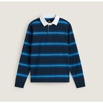 vans Vans polo ls kids  rugbly blauw