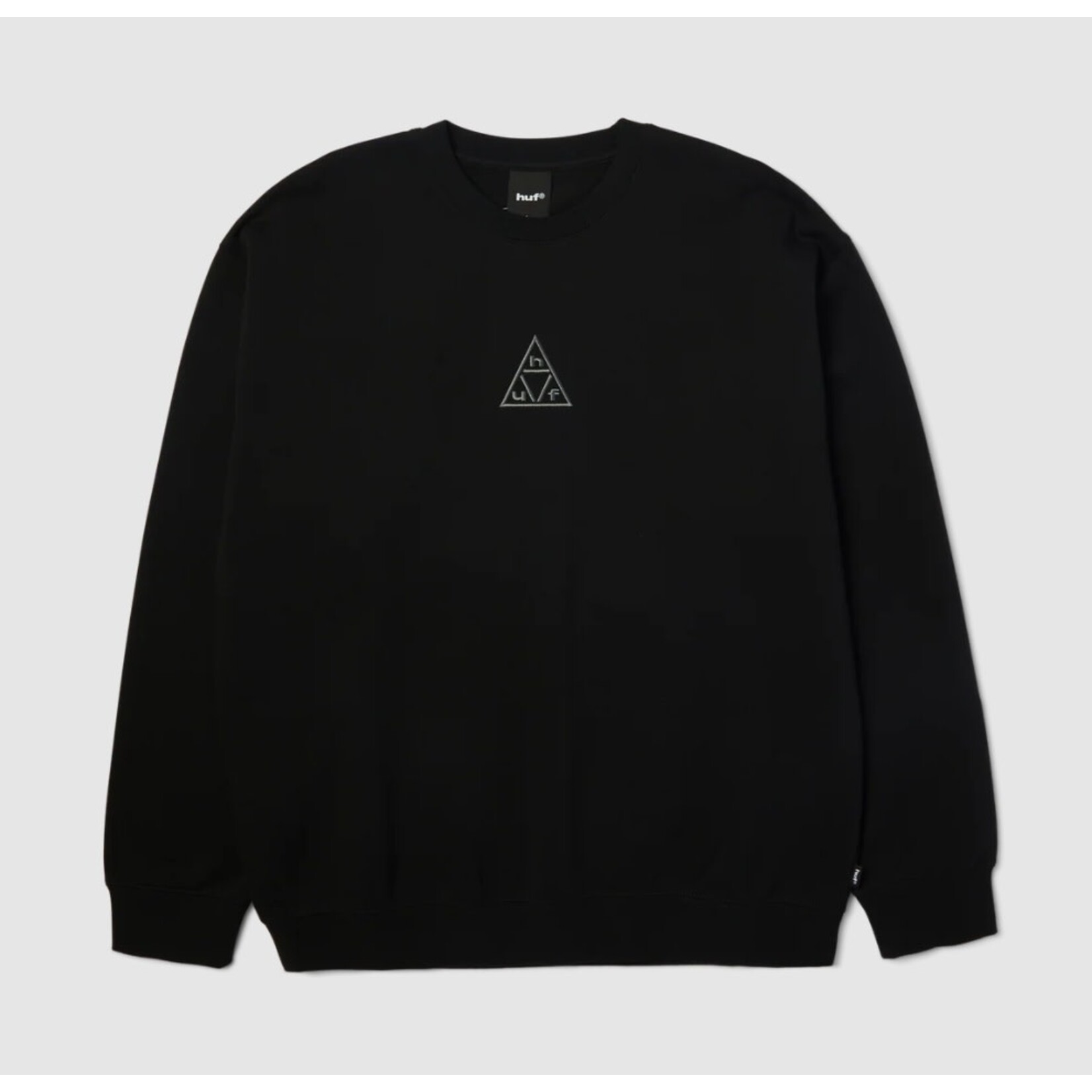 huf Huf crew triple triangle embroidered blk