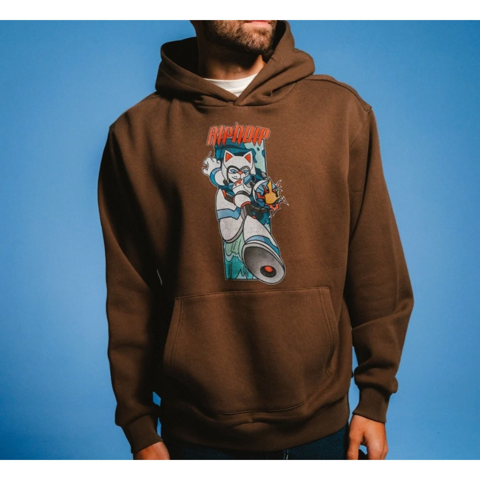 ripndip Ripndip hoodie rokkunerm brown