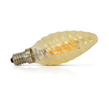 LED lamp E14 Filament Gedraaid Golden 4W 2700K