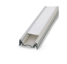 Profiel Flat Aluminium Raw 2m voor LED strips