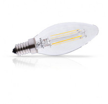 LED lamp E14 Filament Vlam 2W 3000K Pack x 2