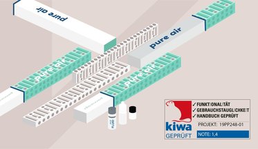 Luchtfilter via radiator 