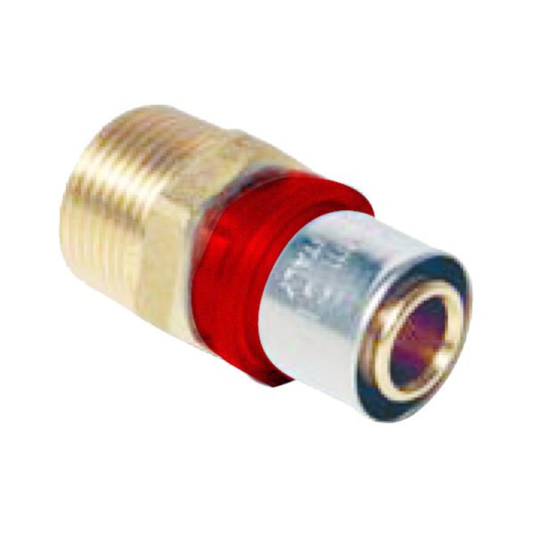 Iezy Pers puntstuk 1/2"M x 20-2.0 recht  / rechte  puntstuk  waterleiding / meerlagenbuis – CV & Sanitair - messing