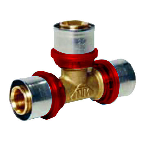 Pers T-stuk  20 x 16 x 20-2.0