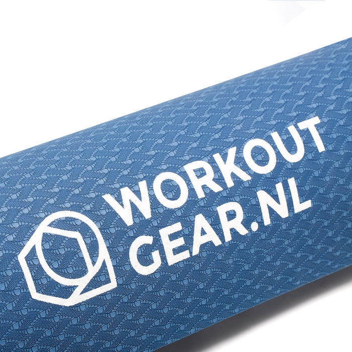 Workout Gear Yogamat - Fitness Mat - Blauw - Anti Slip