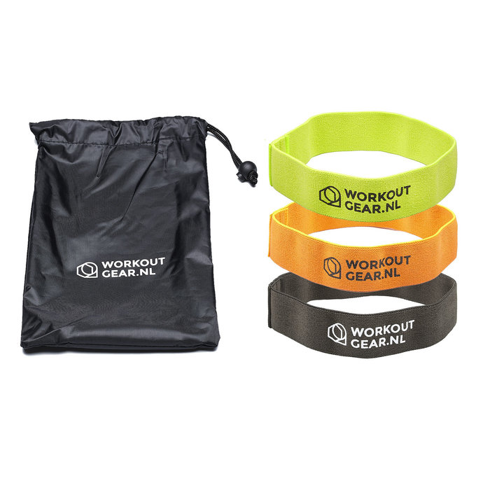 Workout Gear Weerstandsbanden - Mini Loops - Nylon - Set - 11-16kg