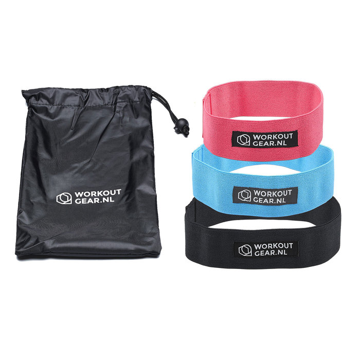 Workout Gear Weerstandsbanden - Mini Loops - Hipband - Set - 14-27kg