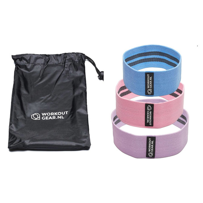 Workout Gear Weerstandsbanden - Pastel - 14/ 20kg - Incl. Oefeningen